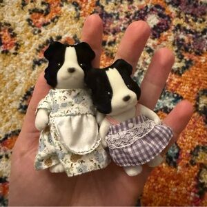 Calico Critters Sylvanian Families Border Collie Family